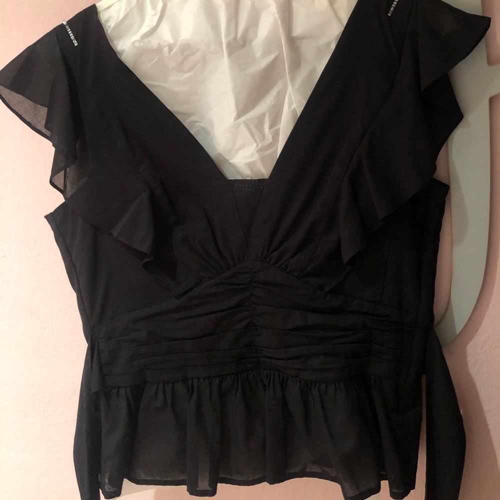 Black wrap top